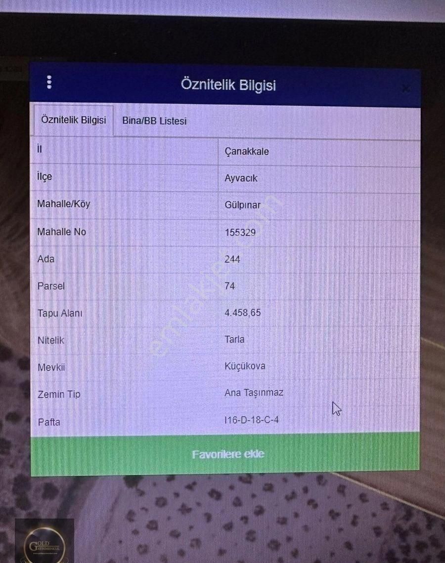 Çanakkale-ayvacık-gülpınarda 3 Parselden Oluşan 10.250m2 Arsa - Görsel 5