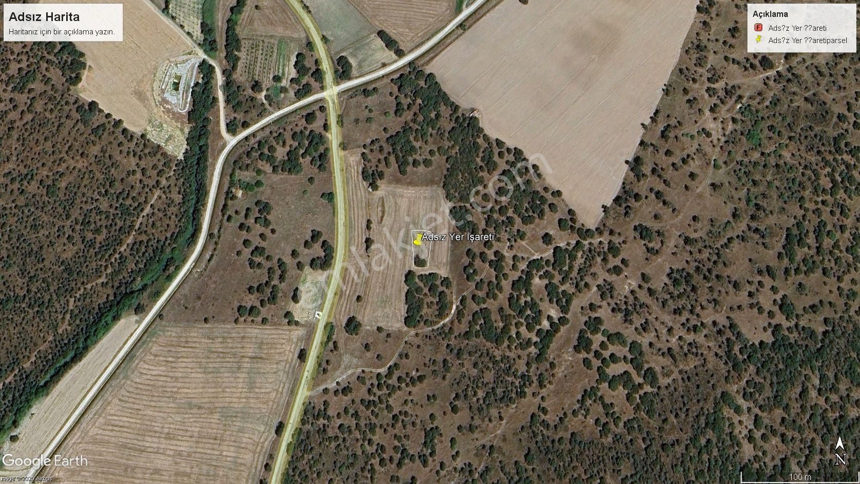 Poyraz Dan Çanakkale Üvecikte Denize Yakın Arsa Kıvamında Tarla