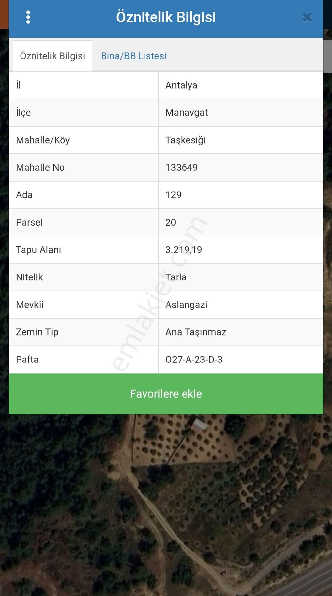 Taşkesiği Mahallesinde Satılık 3.219 M² Müstakil Parsel Tek Tapu Tarla - Görsel 4
