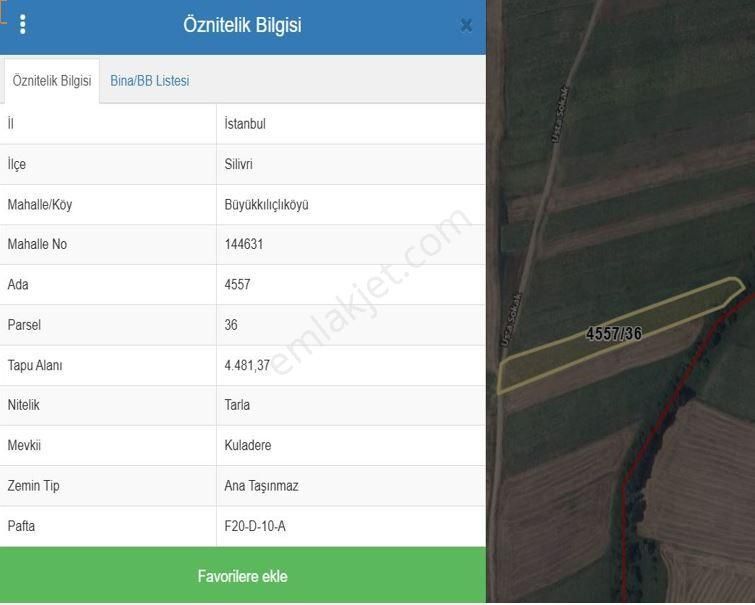 Büyükkılıçlı-silivri, Köye 1.300 Metre, Yatırımlık En İyi Fiyat! - Görsel 3