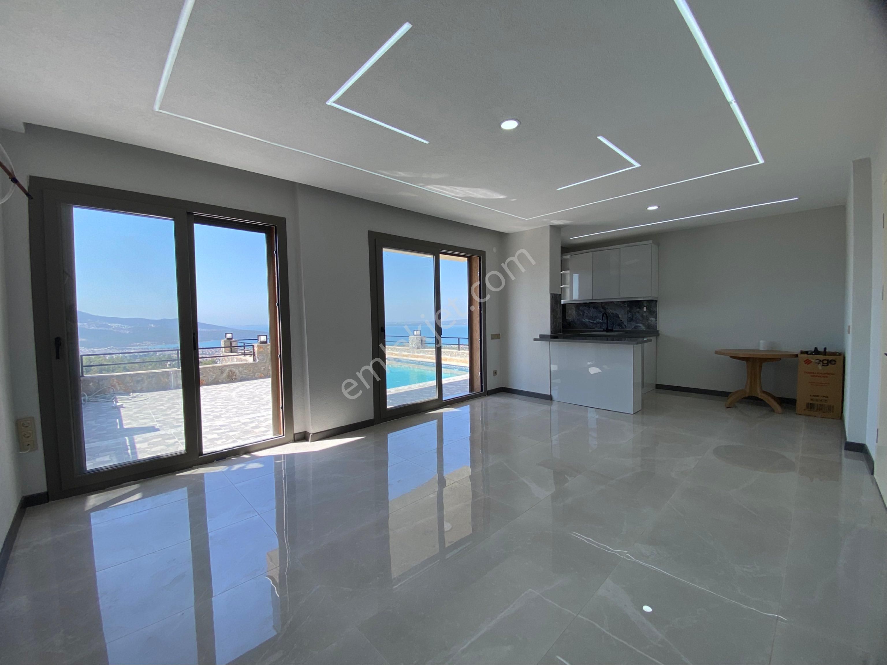  Didim Akbük’te Eşsiz Manzaralı, Oturmaya Hazır 3+2 Villa  - Görsel 16