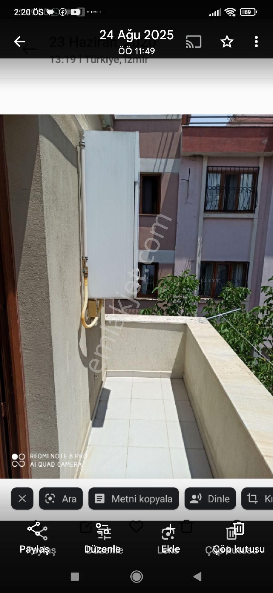 Sahibinden Doğalgazlı Eşyalı 1+1 Kiralık Daire - Görsel 6