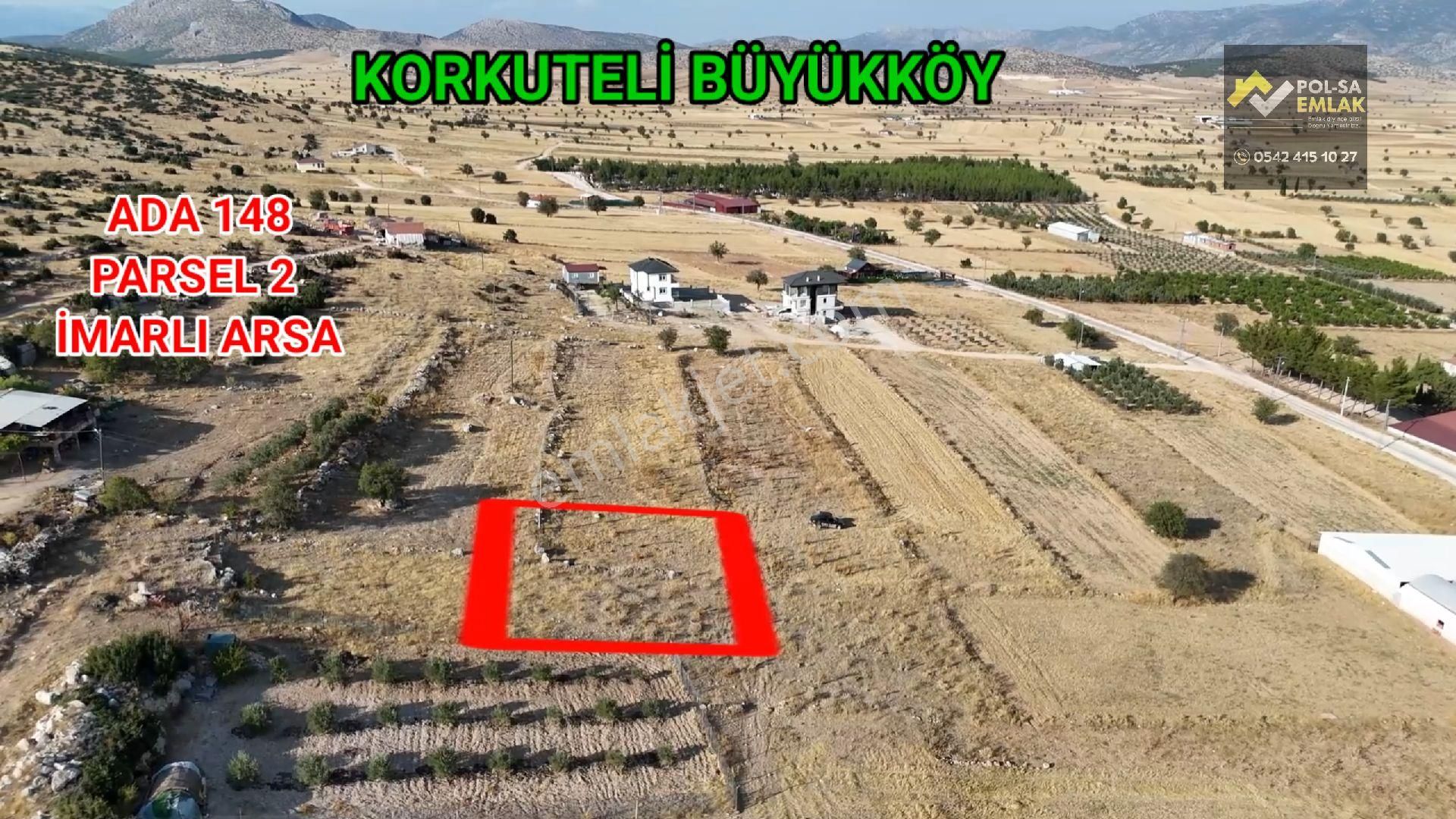 ✅korkuteli✅büyük Köy✅satılık 650m2 İmarlı Arsa - Görsel 3
