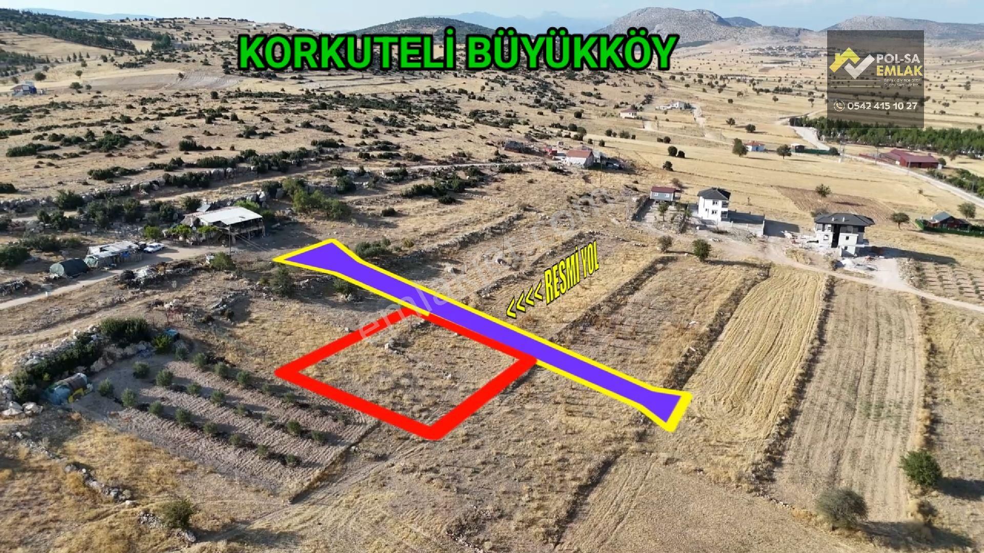 ✅korkuteli✅büyük Köy✅satılık 650m2 İmarlı Arsa - Görsel 4