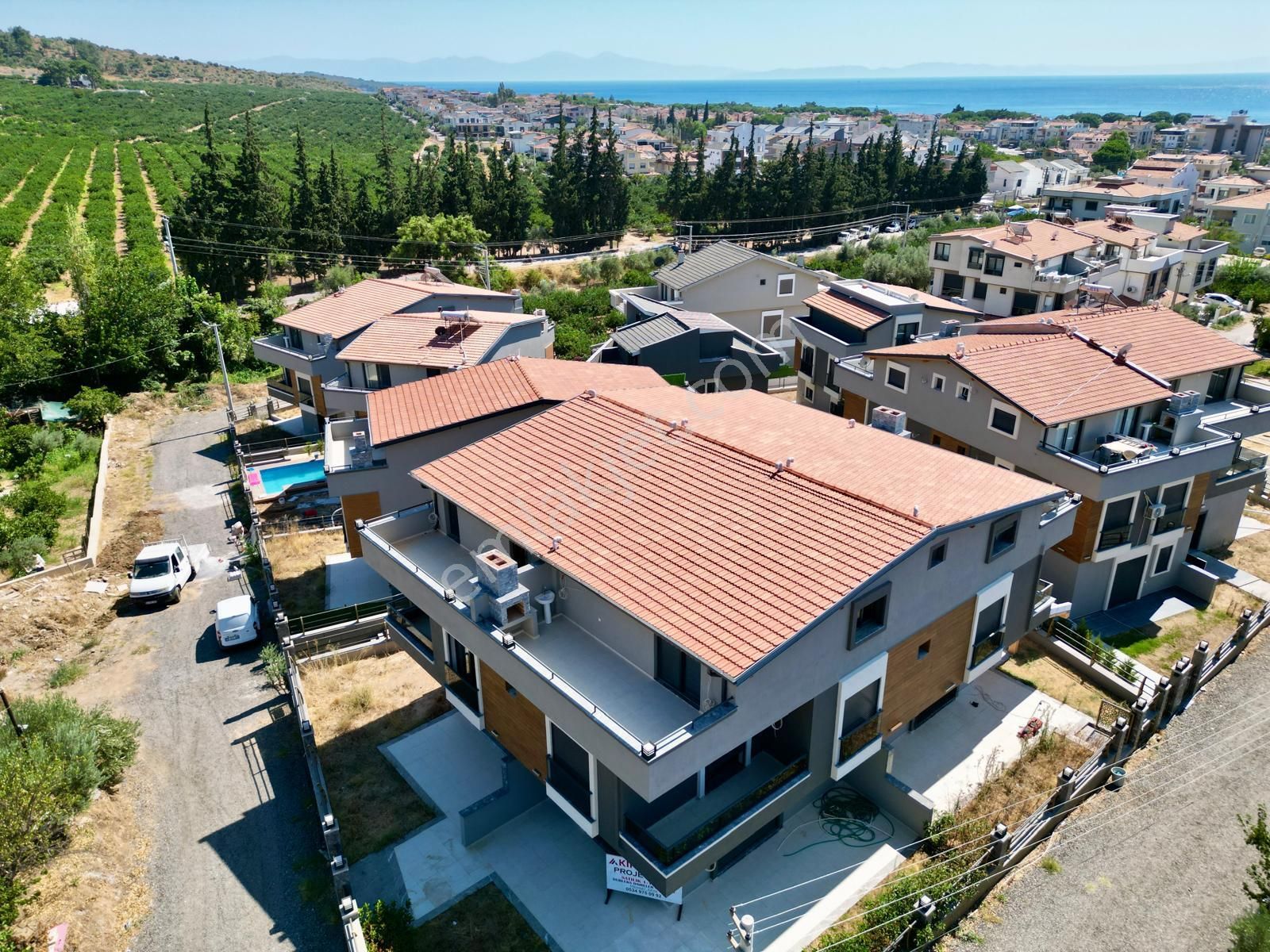 Özdere Ortaköy Köşe Parsel Triplex 4+1 Villa - Görsel 11