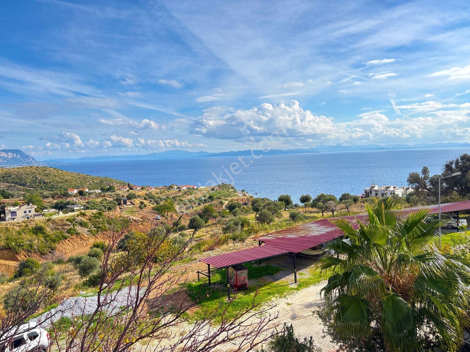 Ören Çökertme'de Full Deniz Manzaralı 3+1 Bahçeli Dubleks Villa - Görsel 25