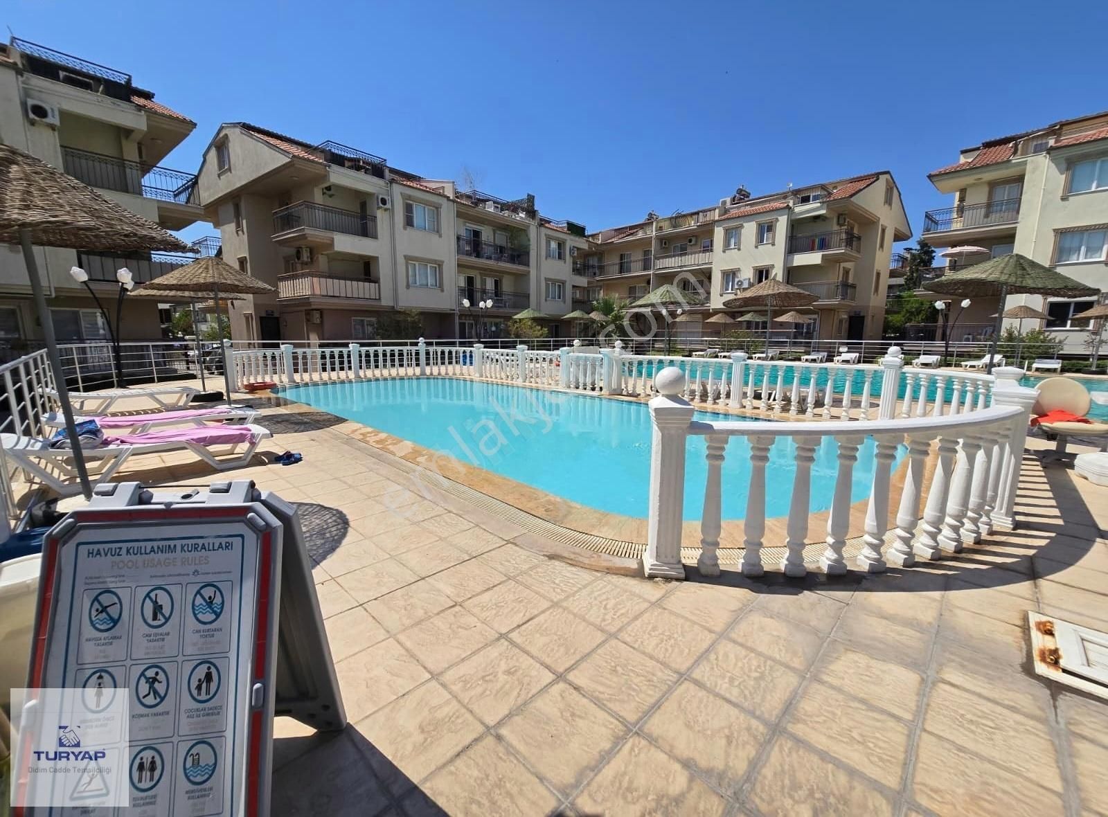 Didim Merkez Konumda Havuzlu Site İçinde 1+1 Satılık Daire - Görsel 5