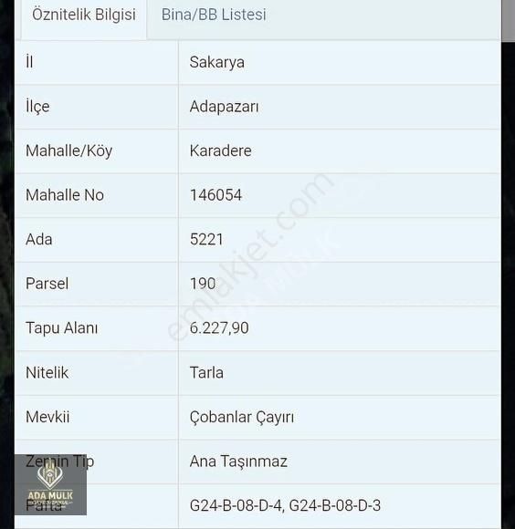 Adapazarı Karaderede Doğayla İç İçe Yatırımlık Tarla - Görsel 2