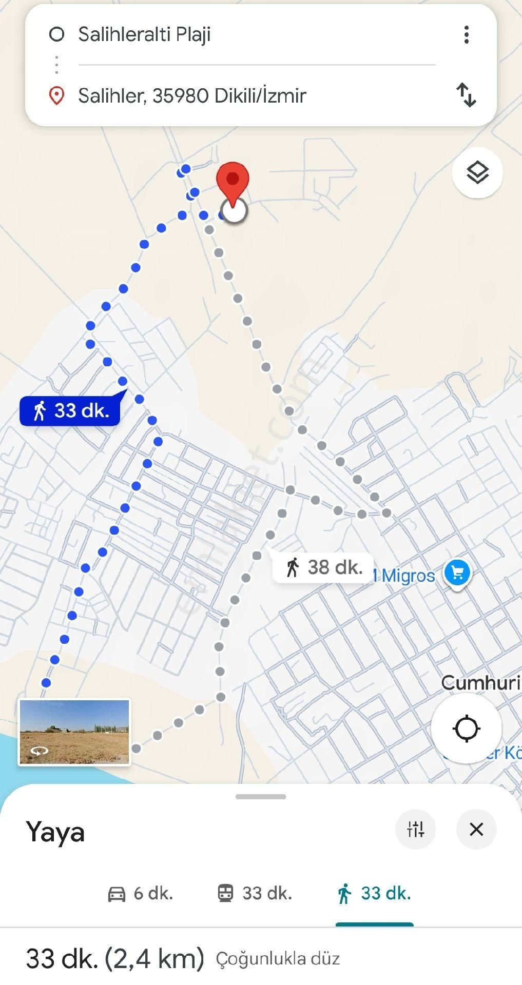 Dikili Ümmetoğlu'ndan Villa İmarlı Arsa 300 M2 Salihler Mevkii Projesi Hazır - Görsel 6