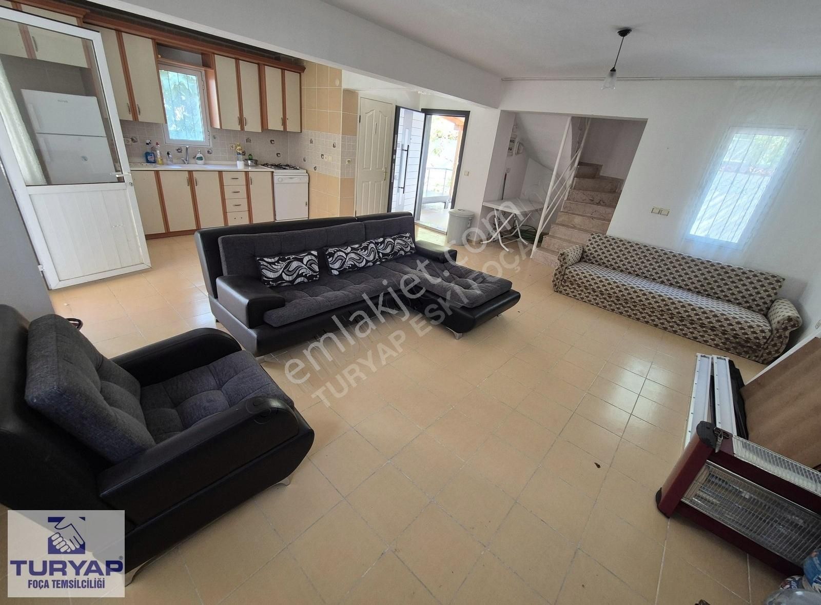 Turyap Foça'dan Site İçerisinde 3+1 Müstakil Satılık Dubleks - Görsel 16