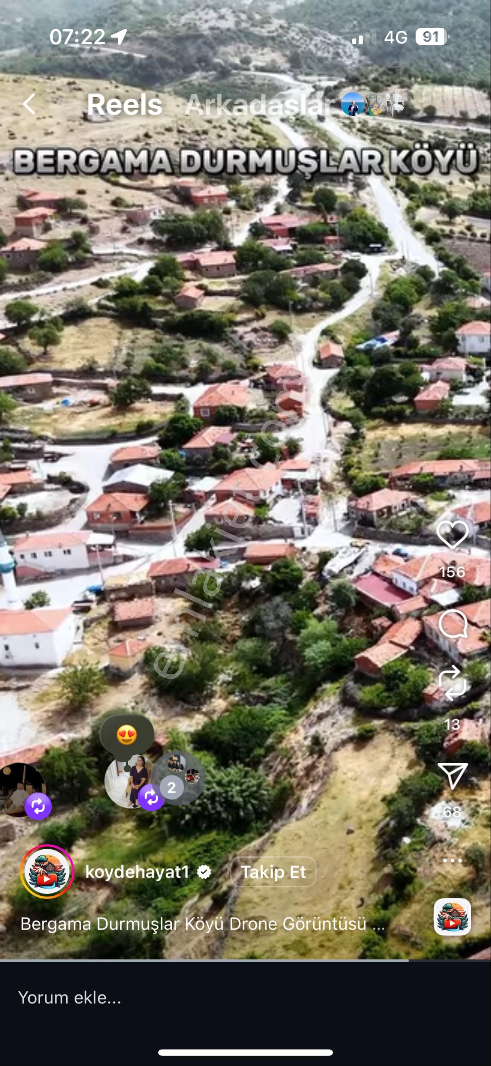 Durmuşlar Mahallesi’nde Satılık Kargir Avlulu Köy Evi - Görsel 2