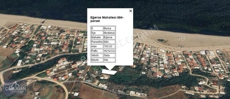 Mudanya Eğerce'de Denize Çok Yakın 350 M'2 Arsa - Görsel 2