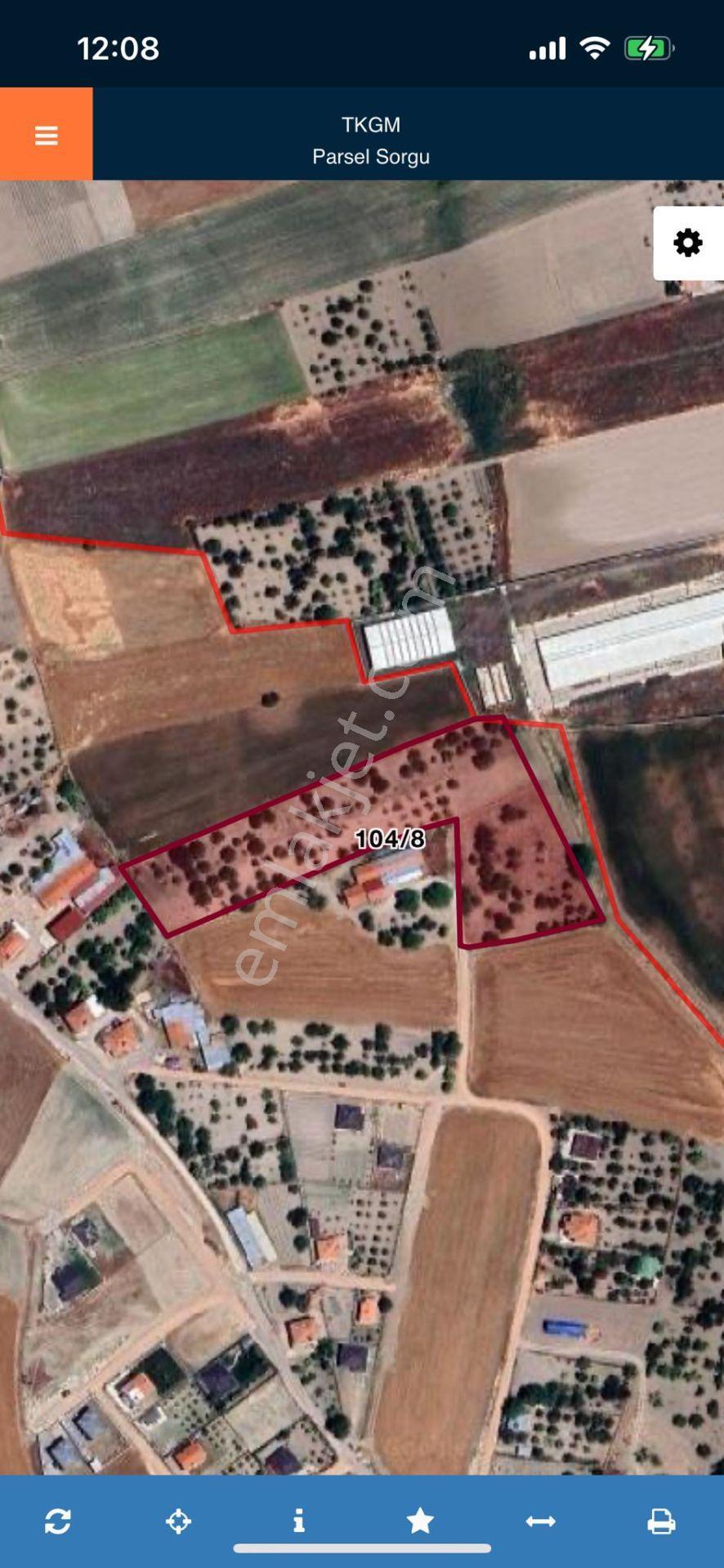 Ankara Kazanç'tan Satılık Kurulu Düzen Tüm Alt Yapılara Yakın Hisse Tapulu 4000 M2 Satılık Bahçe - Görsel 4