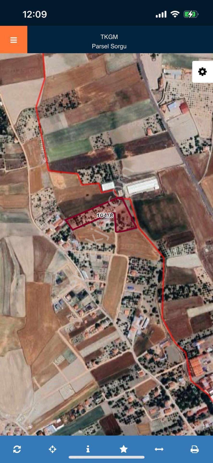 Ankara Kazanç'tan Satılık Kurulu Düzen Tüm Alt Yapılara Yakın Hisse Tapulu 4000 M2 Satılık Bahçe - Görsel 10