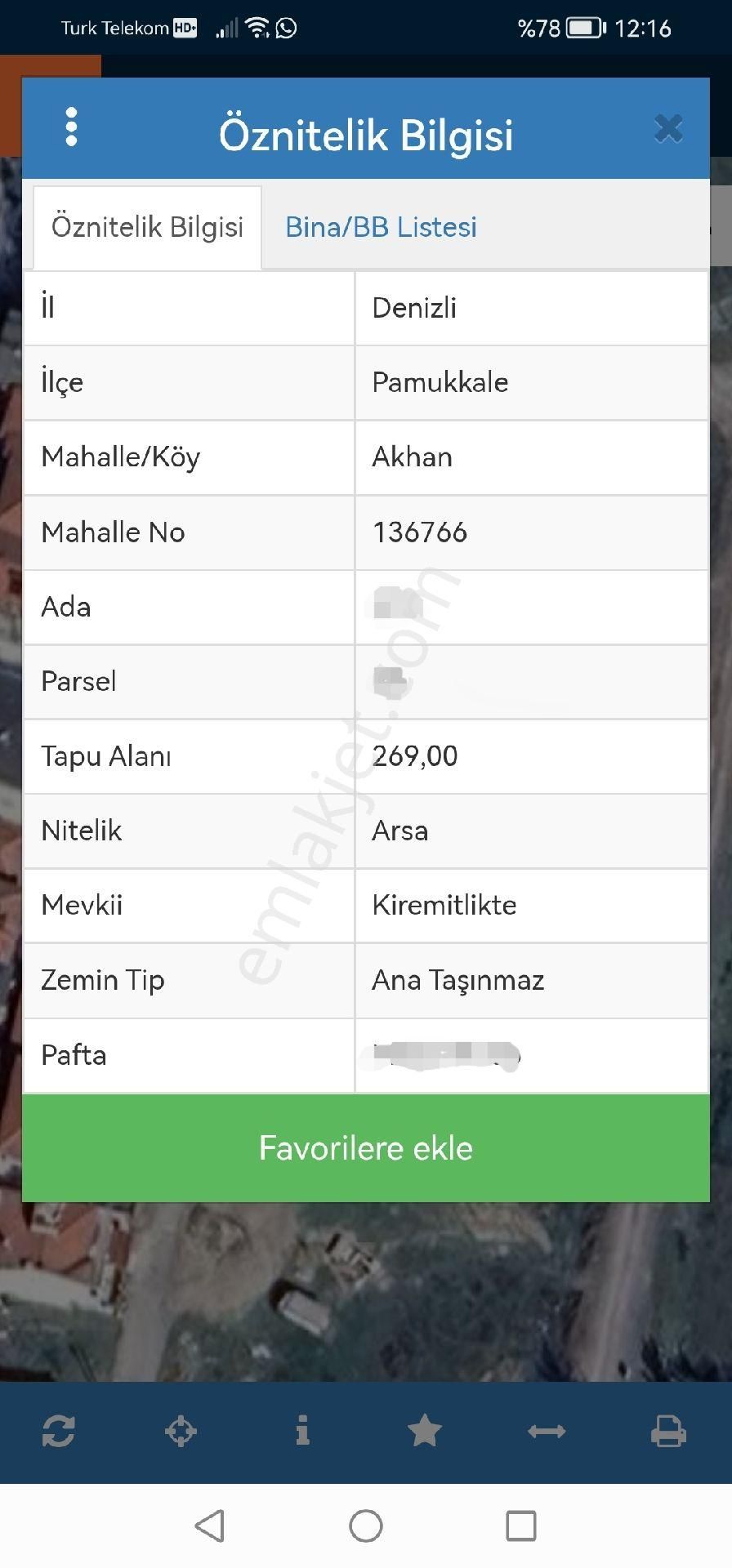 Pamukkale Akhan Mahallesinde 269 M2 Arsa Satılıktır - Görsel 2