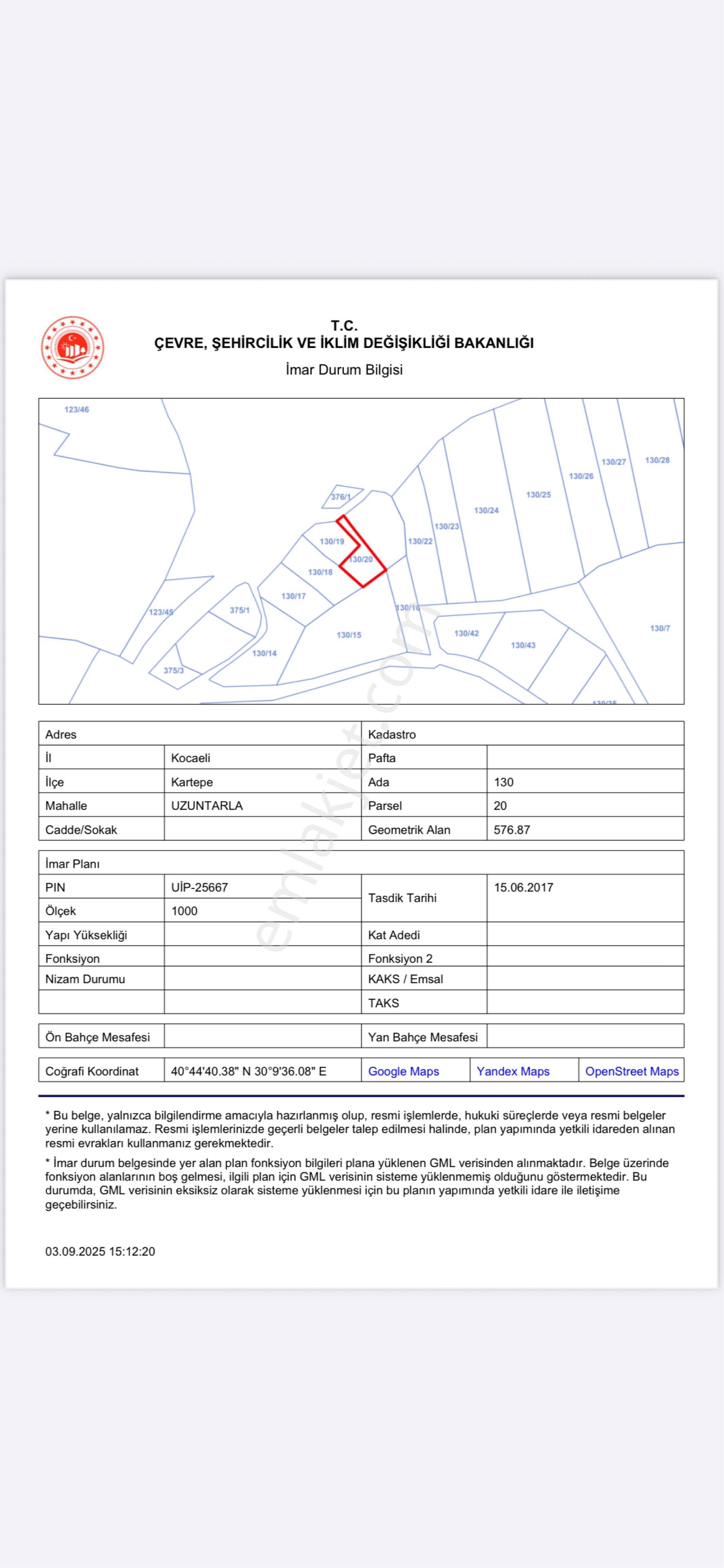 Uzuntarla'da Satılık Arazi - Görsel 3