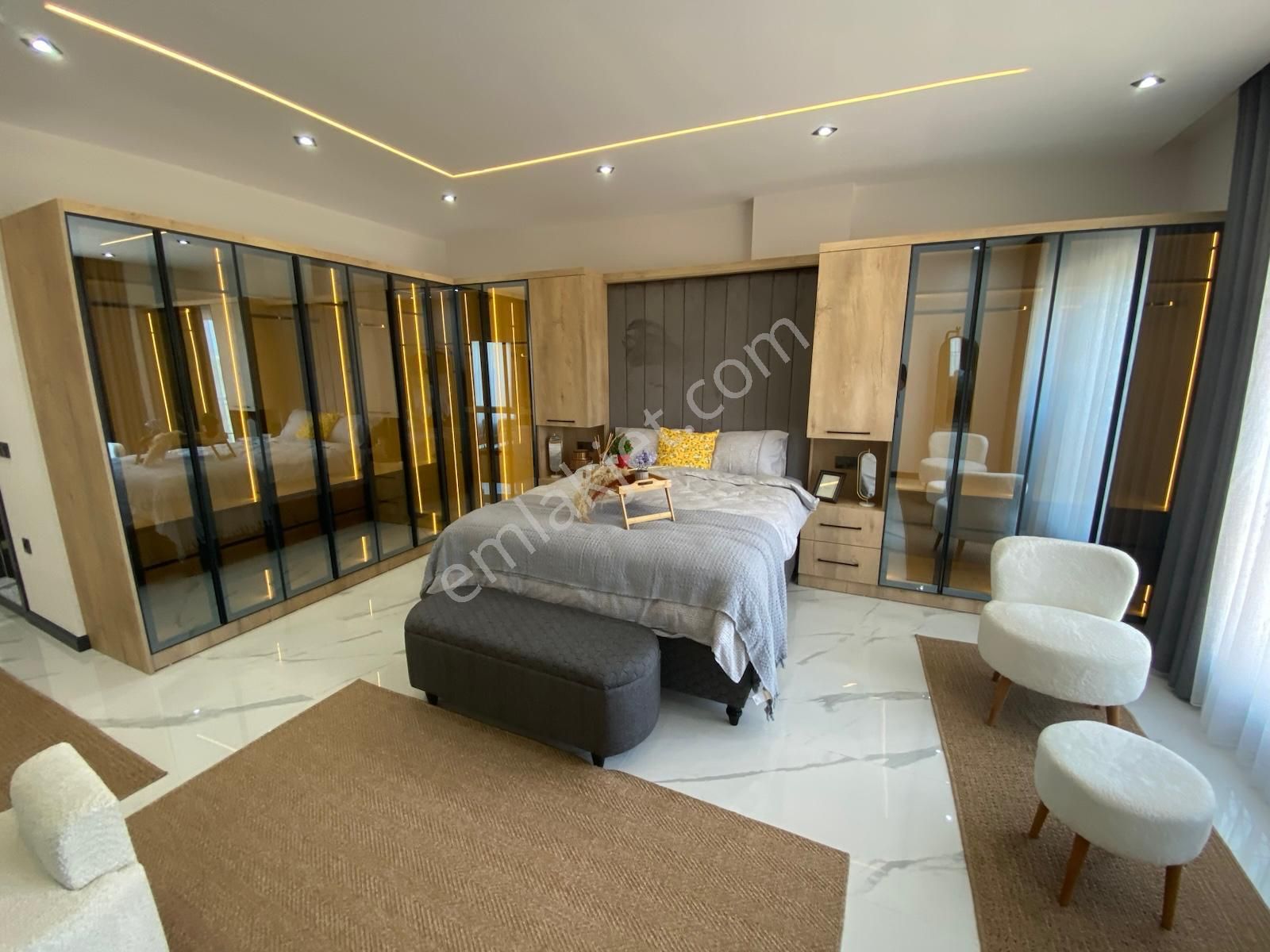 Aydın/didim/altınkum Mh Satılık Eşyalı Havuzlu 5+1 Tam Müstakil Villa - Görsel 21
