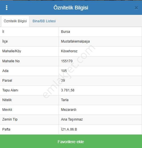 Bursa Mustafakemalpaşada Yatırımlık Tarla - Görsel 3