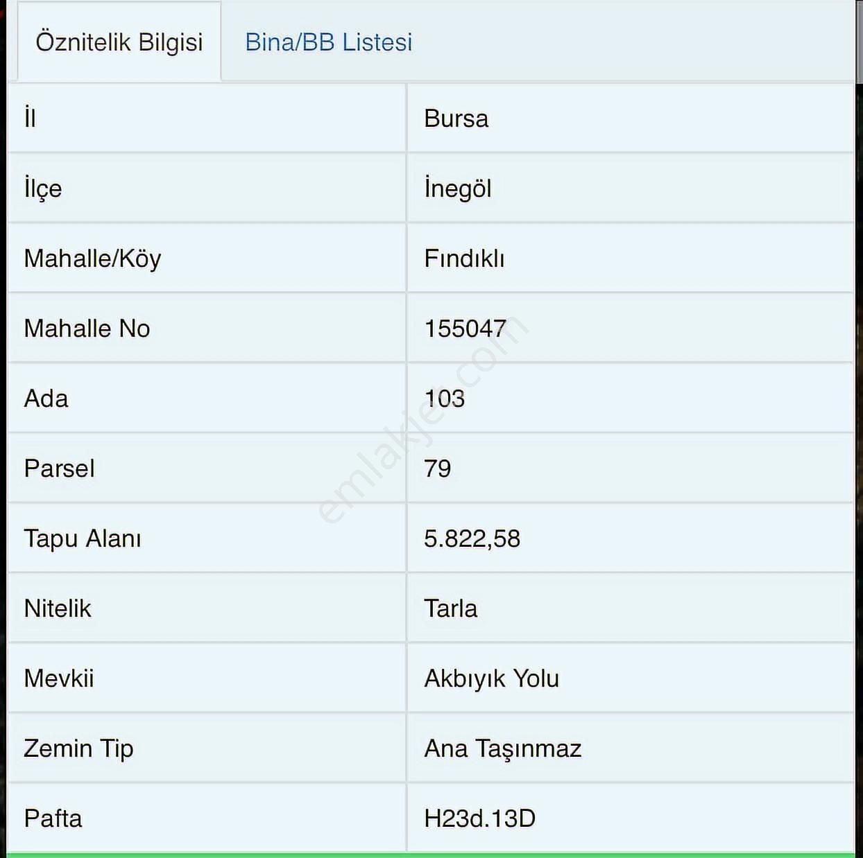 İnegöl Fındıklı Köyünde Kapital'den Satılık Tarla - Görsel 2