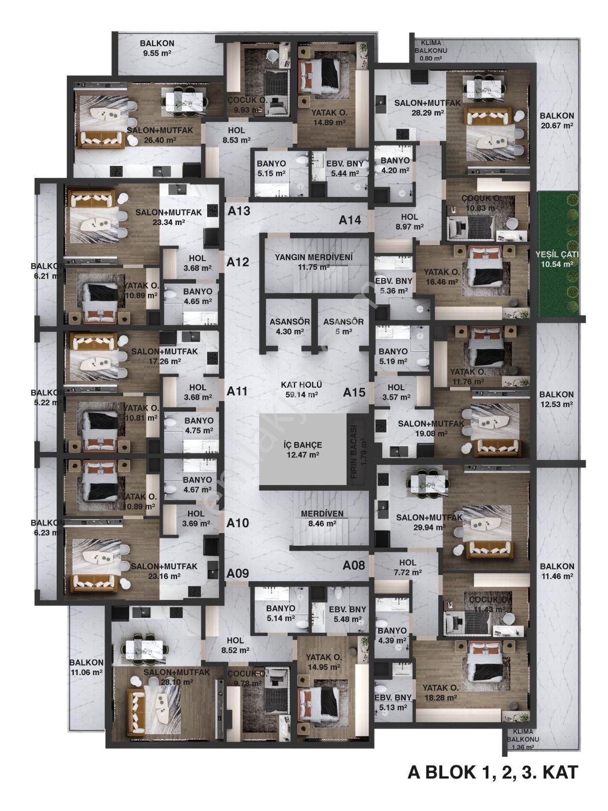 Kuşadası Satılık 1+1 Daire - Görsel 10