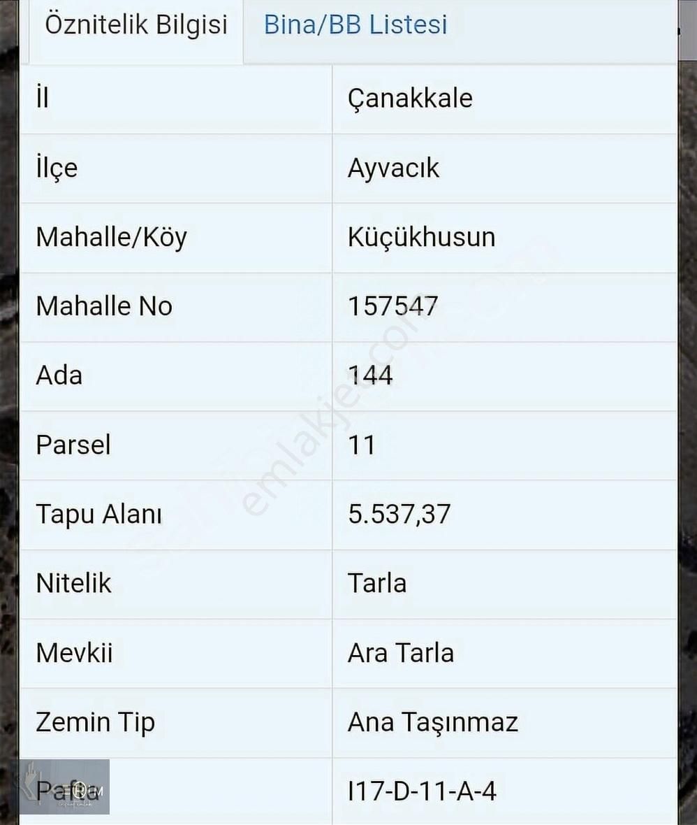 Kerim'den Ayvacık Küçükhusun Köyü 5537 M2 Cevizlik Satılıktır - Görsel 2