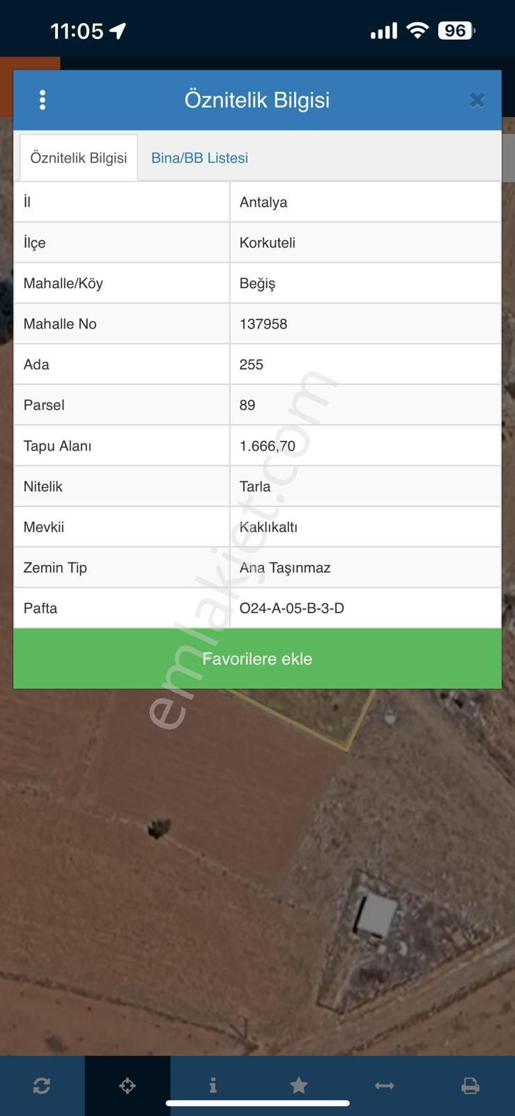 Beğiş Köyü’nde Satılık Tarla – Yolu, Evi Ve Yatırım Fırsatıyla! - Görsel 3