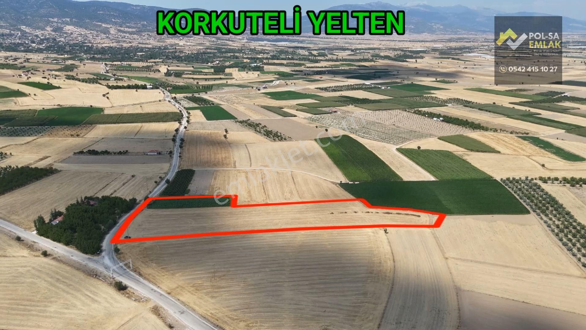 ✅korkuteli✅yelten'de ✅satılık 13.862m2 Tarla ✅resmi Yol Var✅asfalt Yola Cephe - Görsel 3