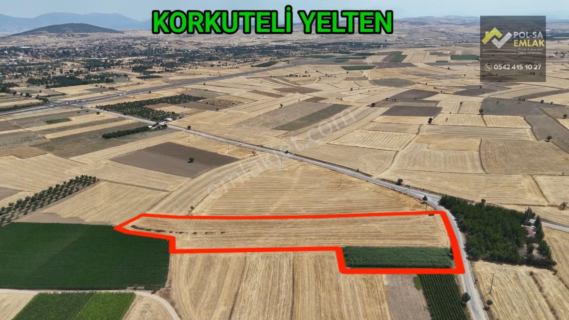 ✅korkuteli✅yelten'de ✅satılık 13.862m2 Tarla ✅resmi Yol Var✅asfalt Yola Cephe - Görsel 9