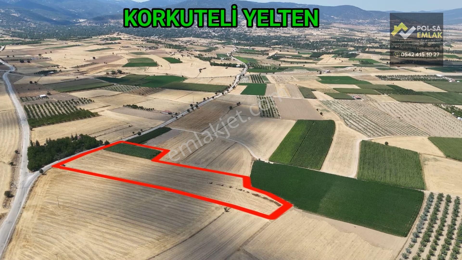 ✅korkuteli✅yelten'de ✅satılık 13.862m2 Tarla ✅resmi Yol Var✅asfalt Yola Cephe - Görsel 4