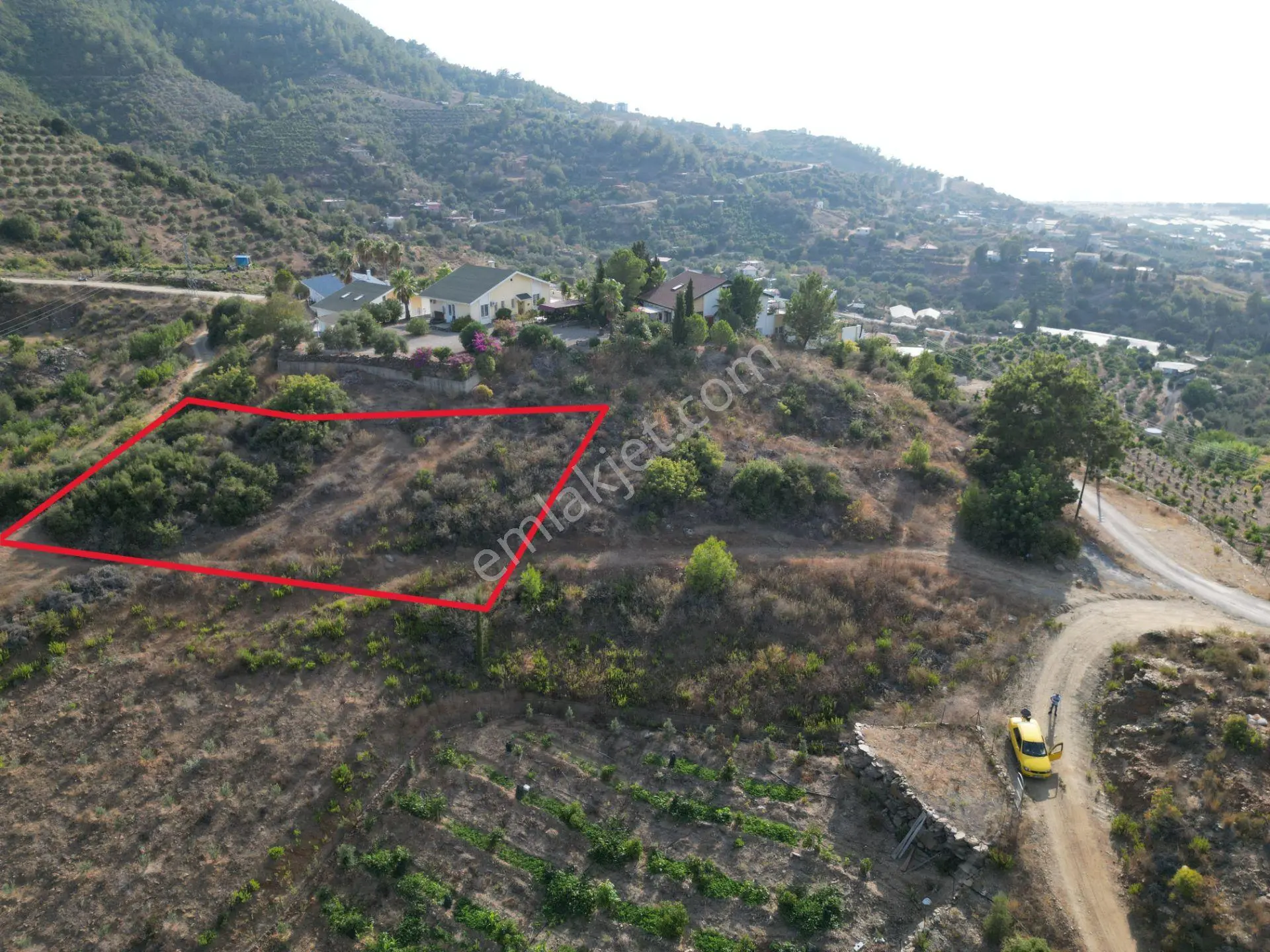 Gazipaşa Koru’da Satılık 1400 Metrekare Villa Arsası Doğa Ve Vadi Manzaralı