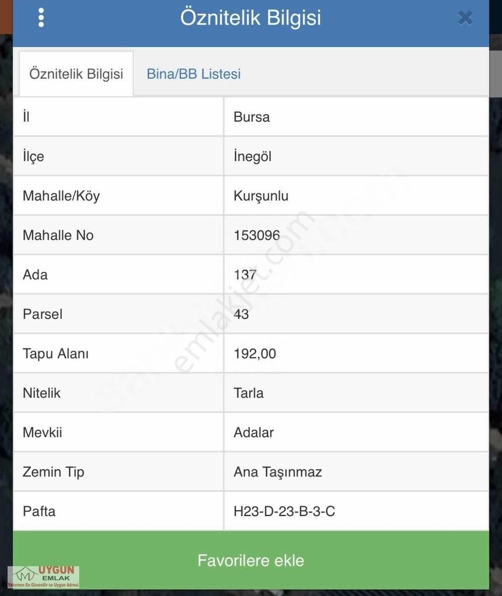 Kursunluda Satılık Tarla - Görsel 4