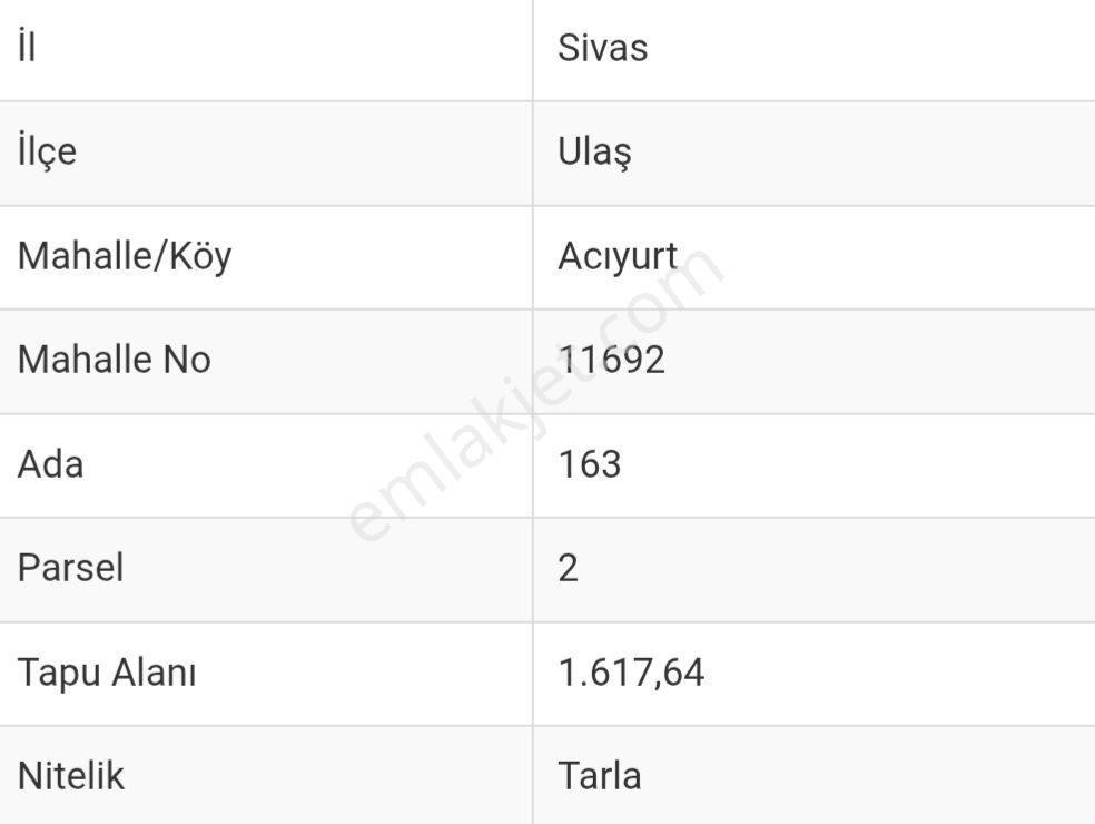 Murat Türkmen'den Sivas_ulaş'ta Satılık Tek_tapu Yatırıma_uygun Çok_hesaplı 1600-m2 Tarla_fırsatı - Görsel 2