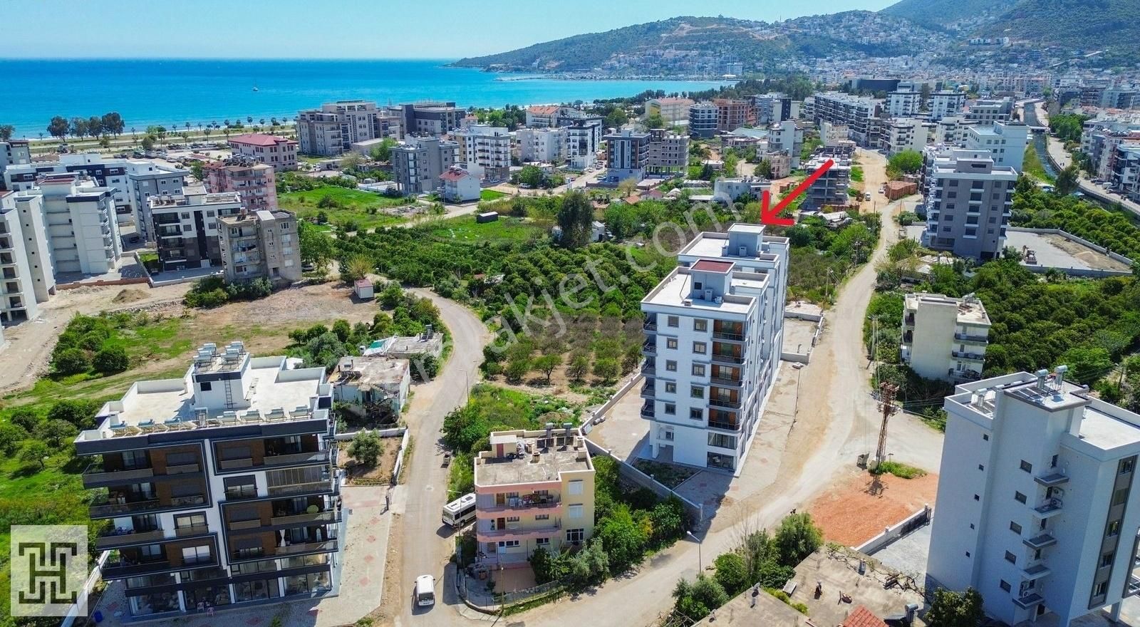 Ertuğrul'dan Deniz Manzaralı İskanlı 2+1 Satılık Daire - Görsel 12