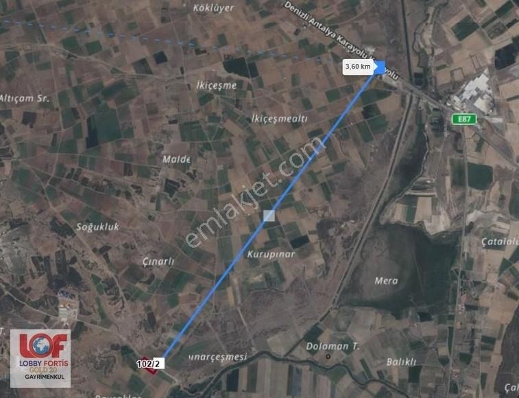 Lobby Fortis'ten Acıpayam Köke'de Satılık 12.243 M2 Tarla - Görsel 13