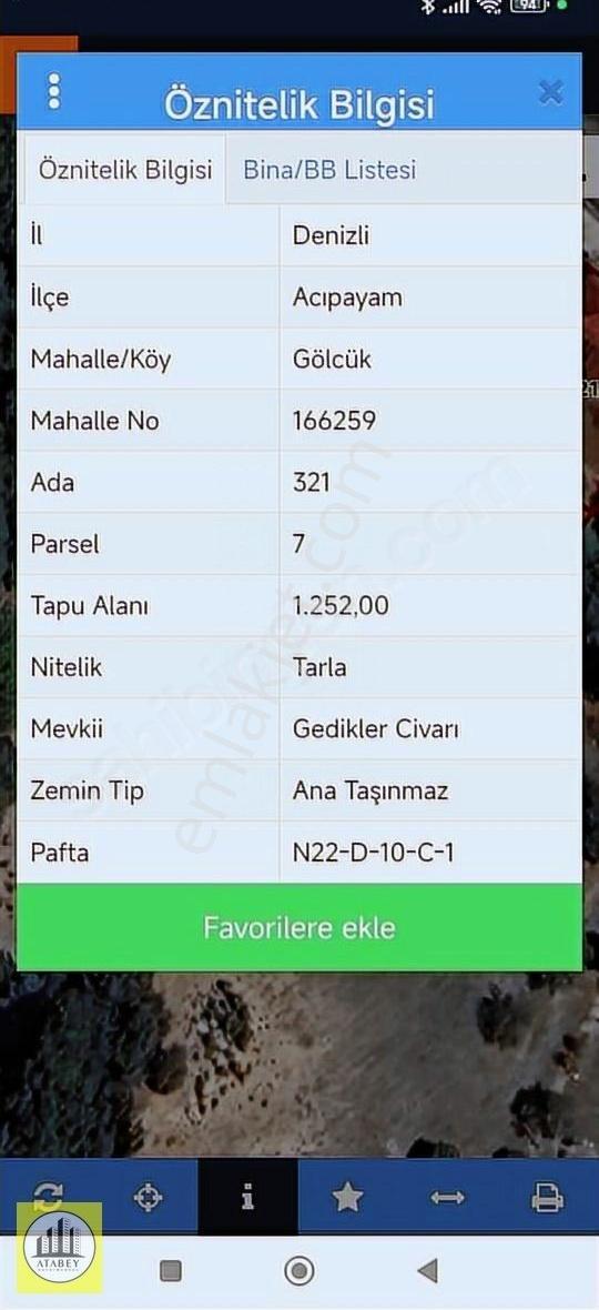 Denizli Acıpayam Gölcük Satılık Müstakil Ev Bahçe - Görsel 26