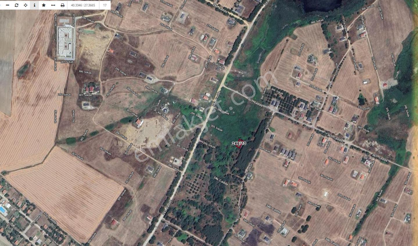 Çanakkale Biga Çeşmealtında Satılık Villa İmarlı Arsa - Görsel 5