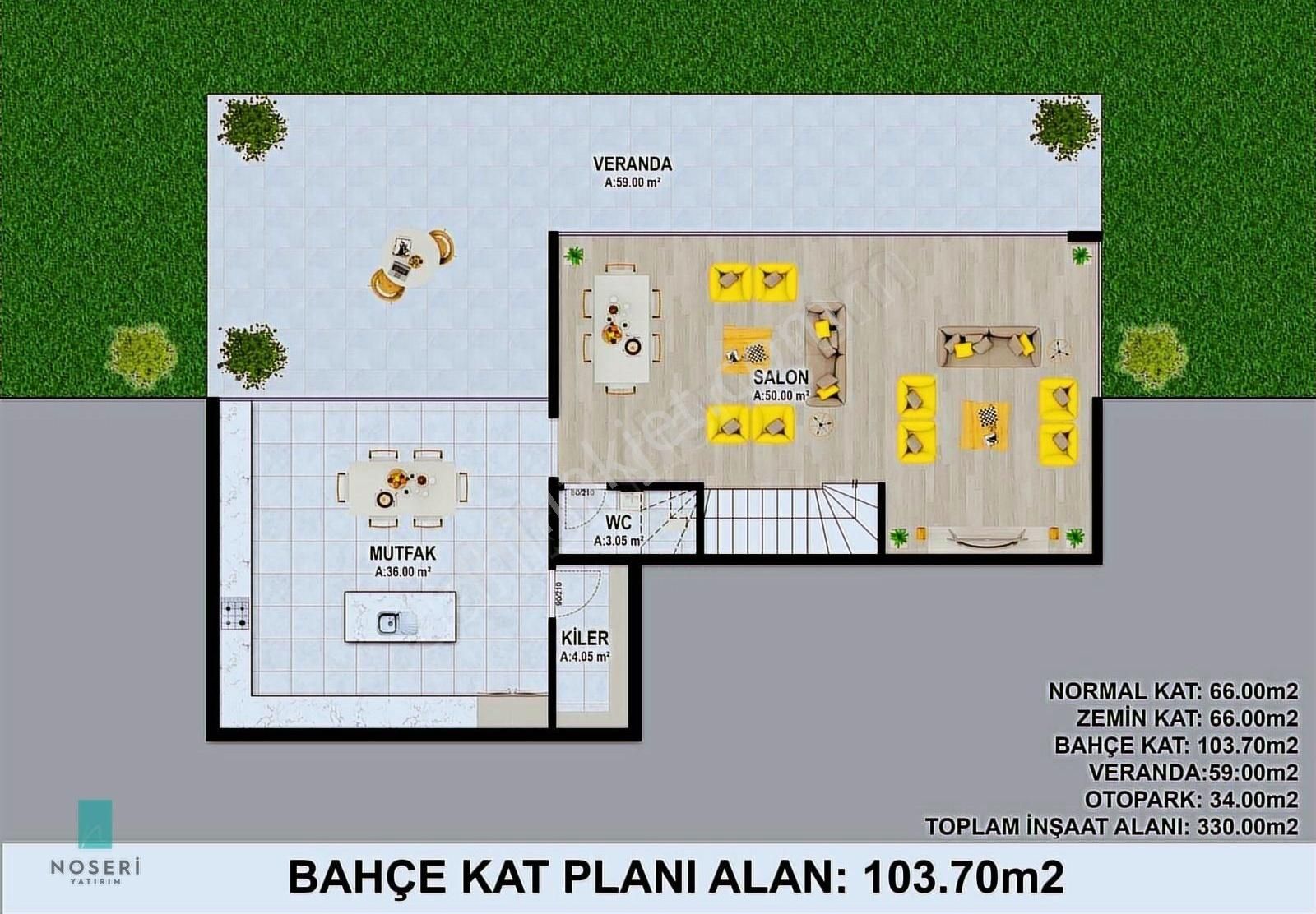 Noseri Yatırımdan Reşadiye'de Müstakil 4+1 Satılık Villa - Görsel 4