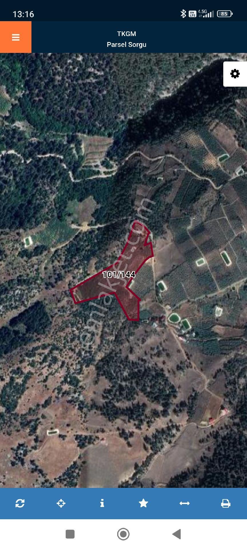 Mersin Toroslar Caglarcada 25 Dönüm Satilik Bahce - Görsel 2