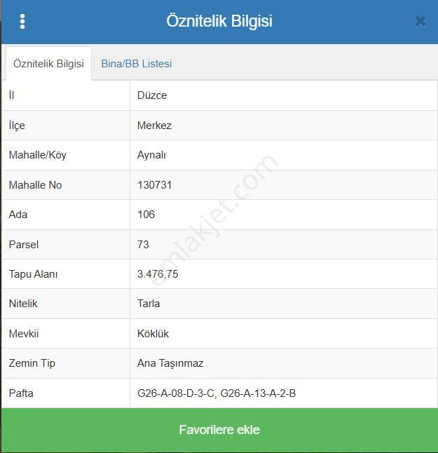 Düzce Merkez Yeni Aynalıda Yatırımlık 3476 M2 Arazi - Görsel 3