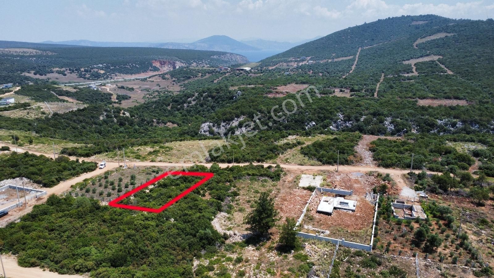 Aydın Didim Seyrantepede Bafa Gölü Manzaralı Arsa - Görsel 2