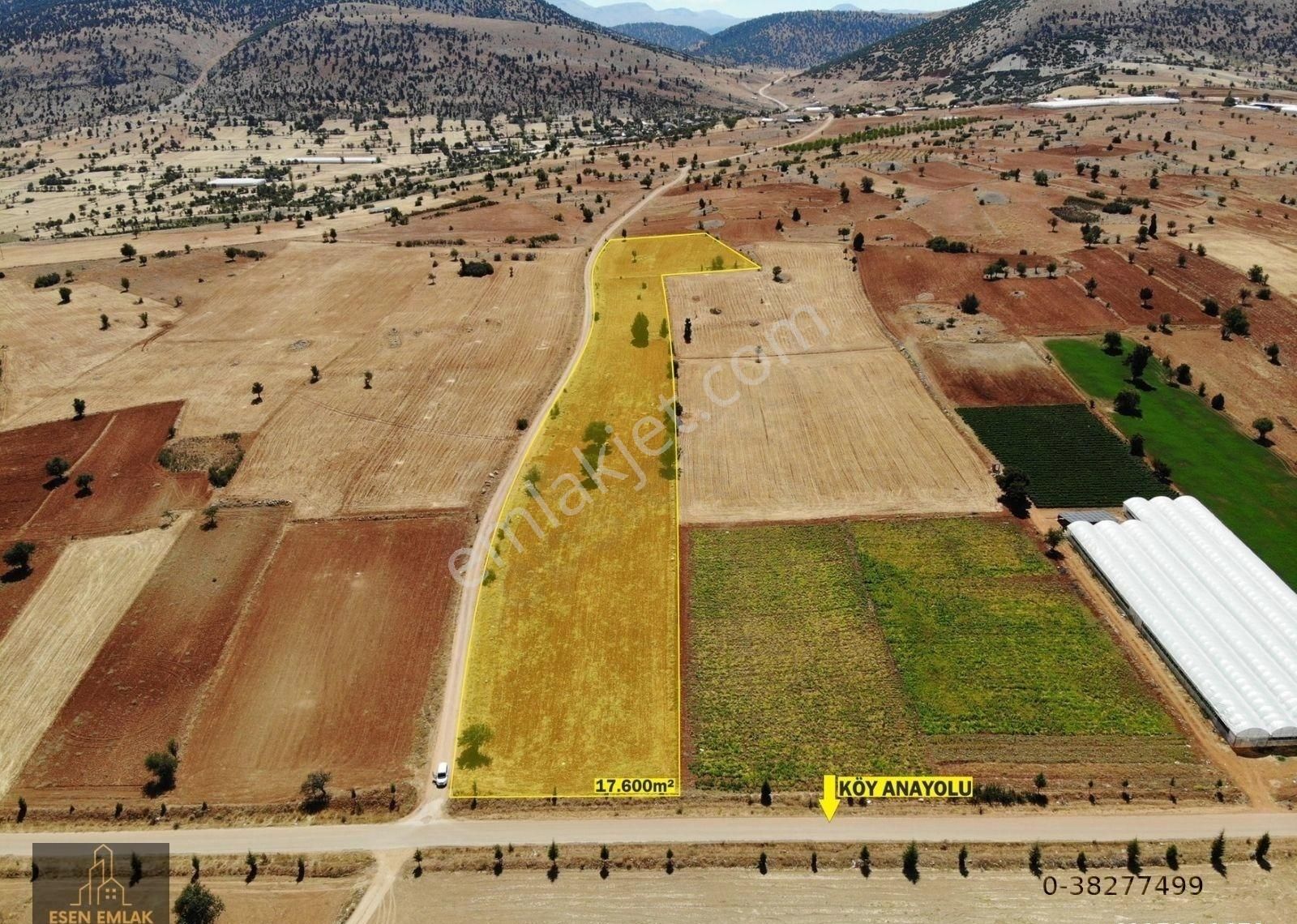 Antalya Elmalı Geçmen Mahallesinde Mahalle Asfaltına Sıfır 17.600m² Kırmızı Toprak Tarla Satılıktır - Görsel 18