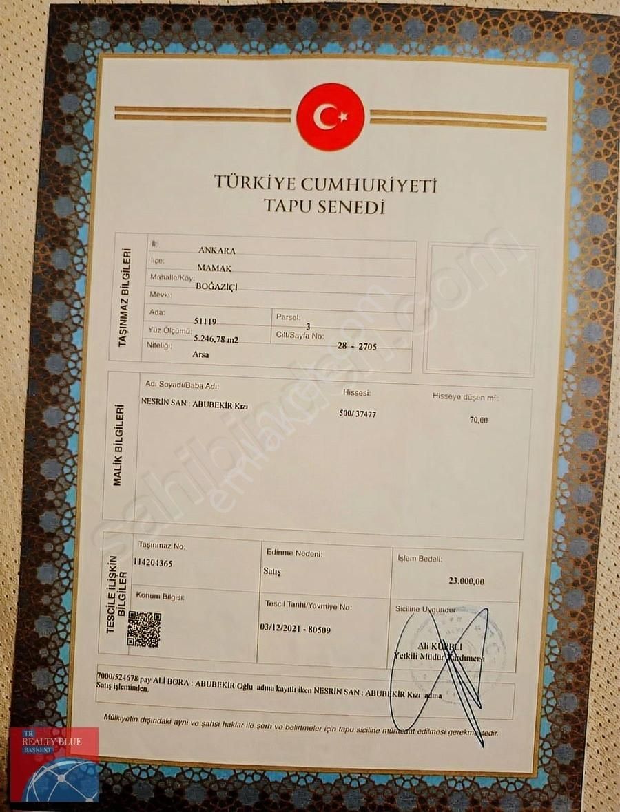 Mamak Boğaziçi Mevkiinde Satılık 2 Adet İmarlı Toki Arsası - Görsel 3