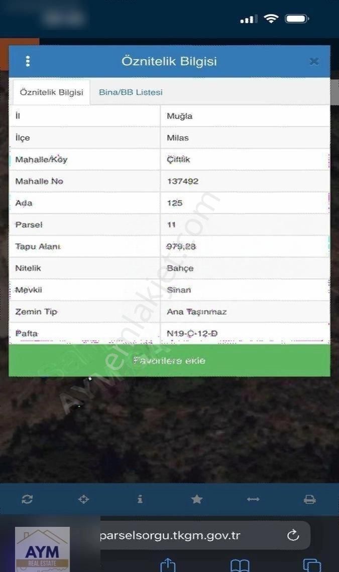 Muğla Milas Çiflik Yatırımlık Tarla - Görsel 3