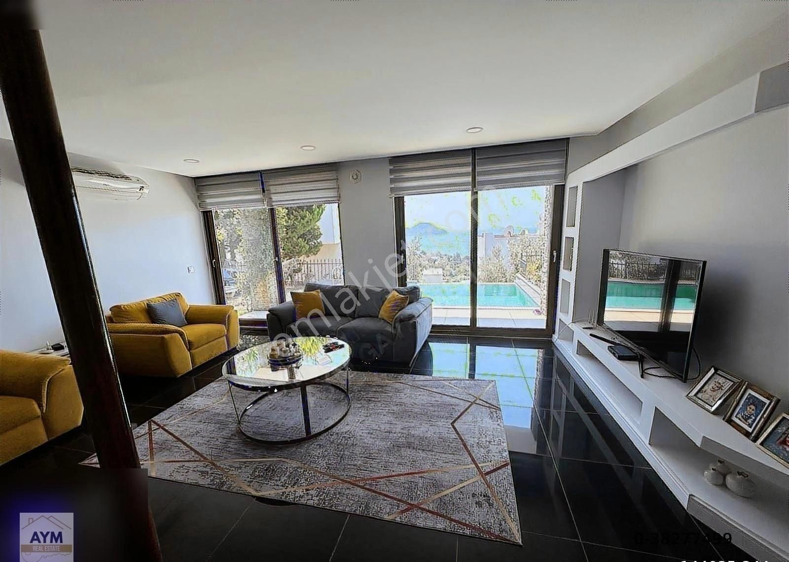 Bodrum Kadıkalesi Satılık Deniz Manzaralı Havuzlu Müstakil Villa - Görsel 24