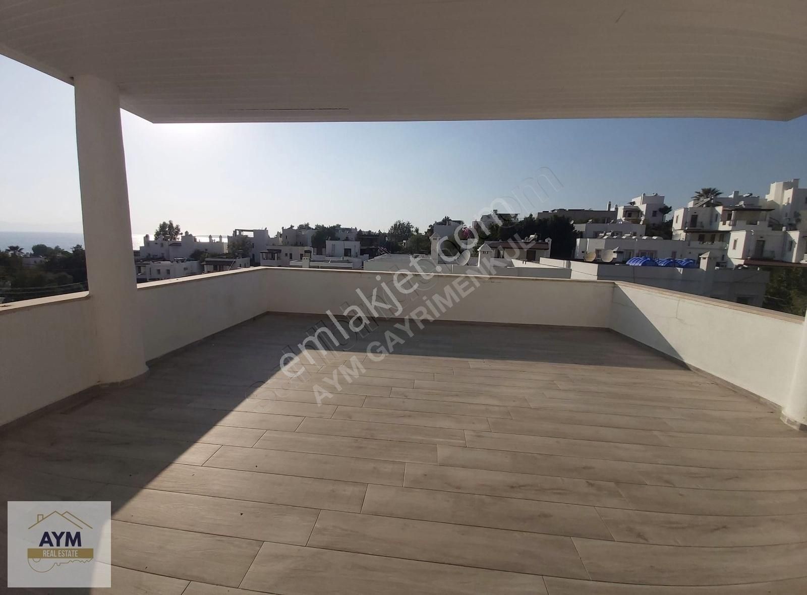 Bodrum Kumbahçede Satılık Deniz Manzaralı Eşyalı Forleks