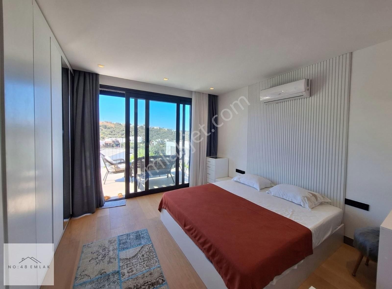 Gümüşlük 3+1deniz Manzaralı Havuzlu Bahçeli Villa - Görsel 10