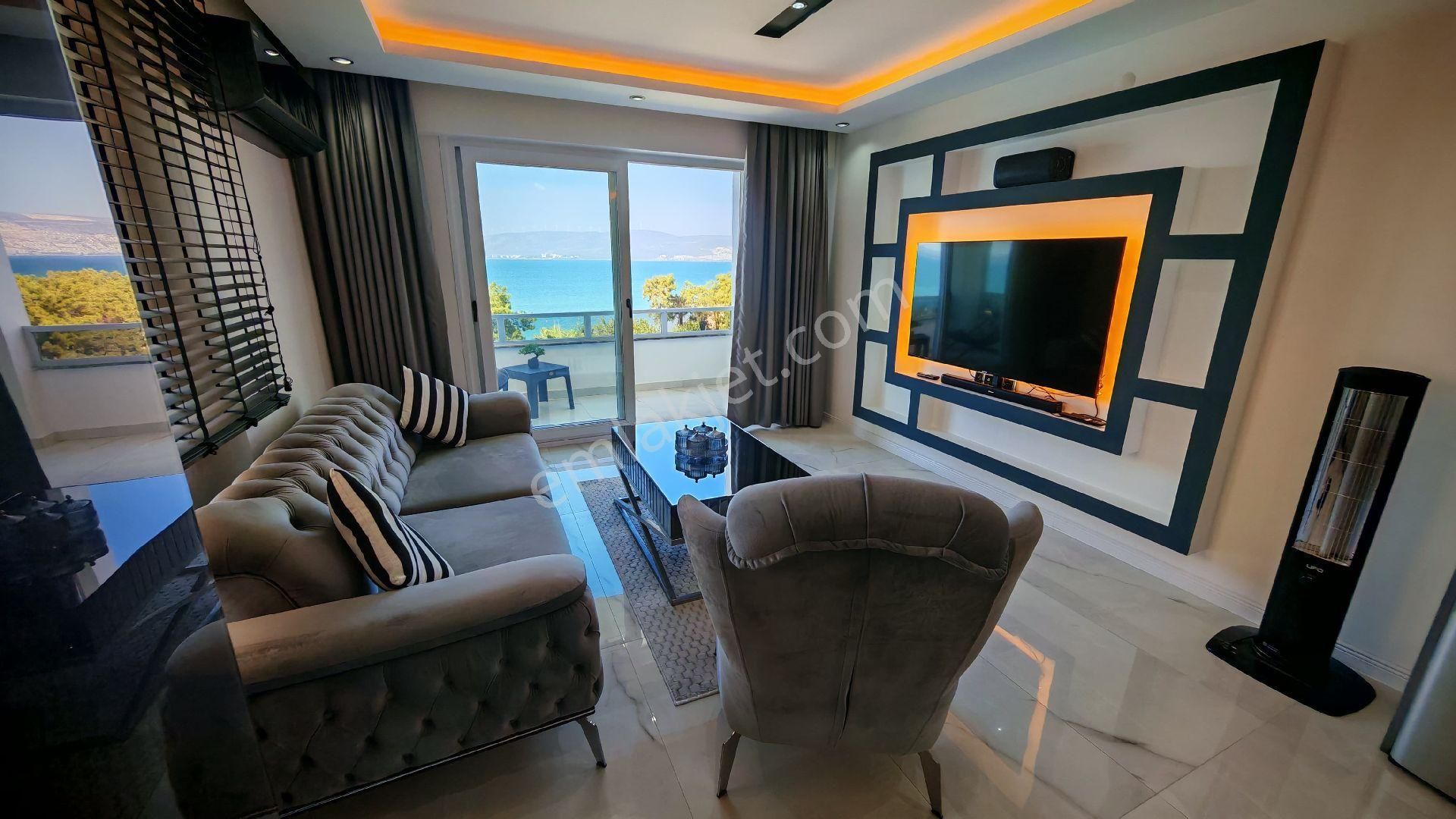 Didim Akbük'te Ege Yıldızı Sitesinde Muhteşem Eşyalı 2+1 Daire