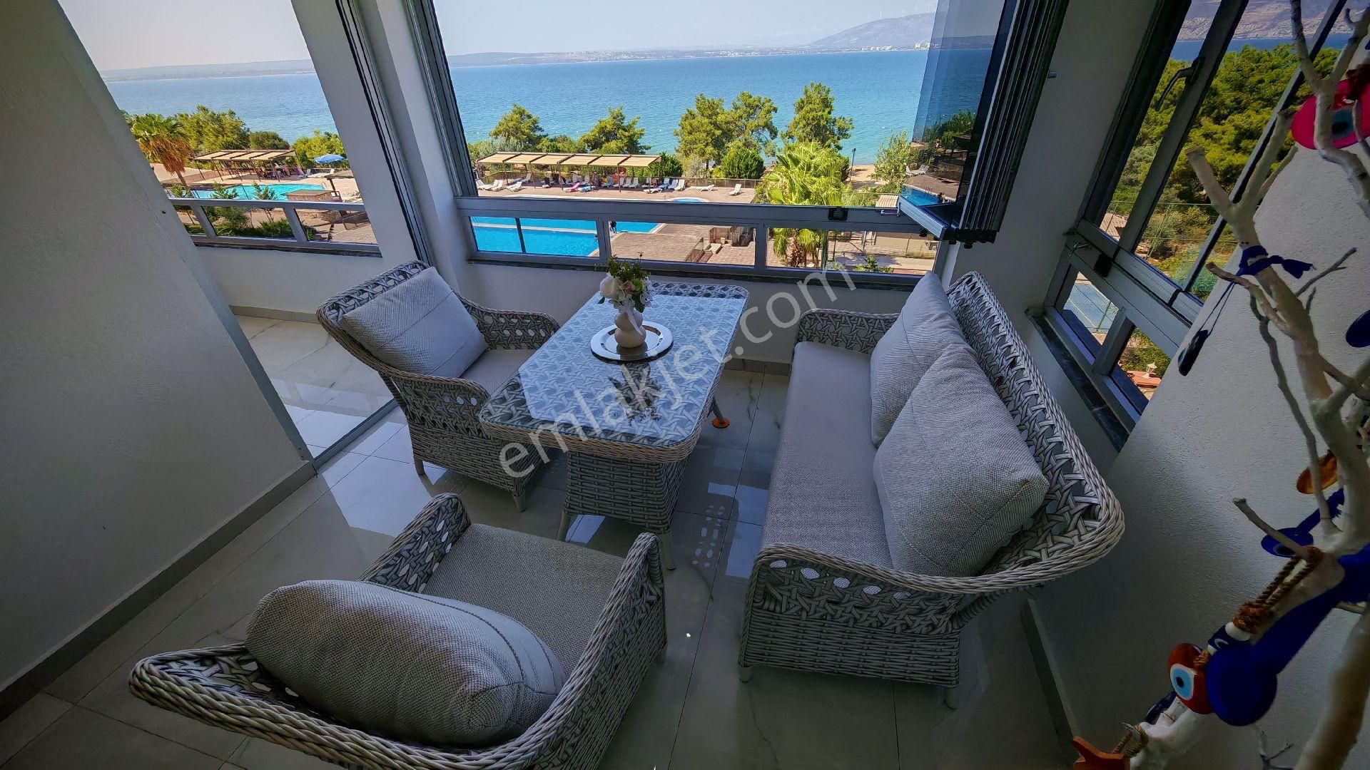 Didim Akbük'te Ege Yıldızı Sitesinde Muhteşem Eşyalı 2+1 Daire - Görsel 13