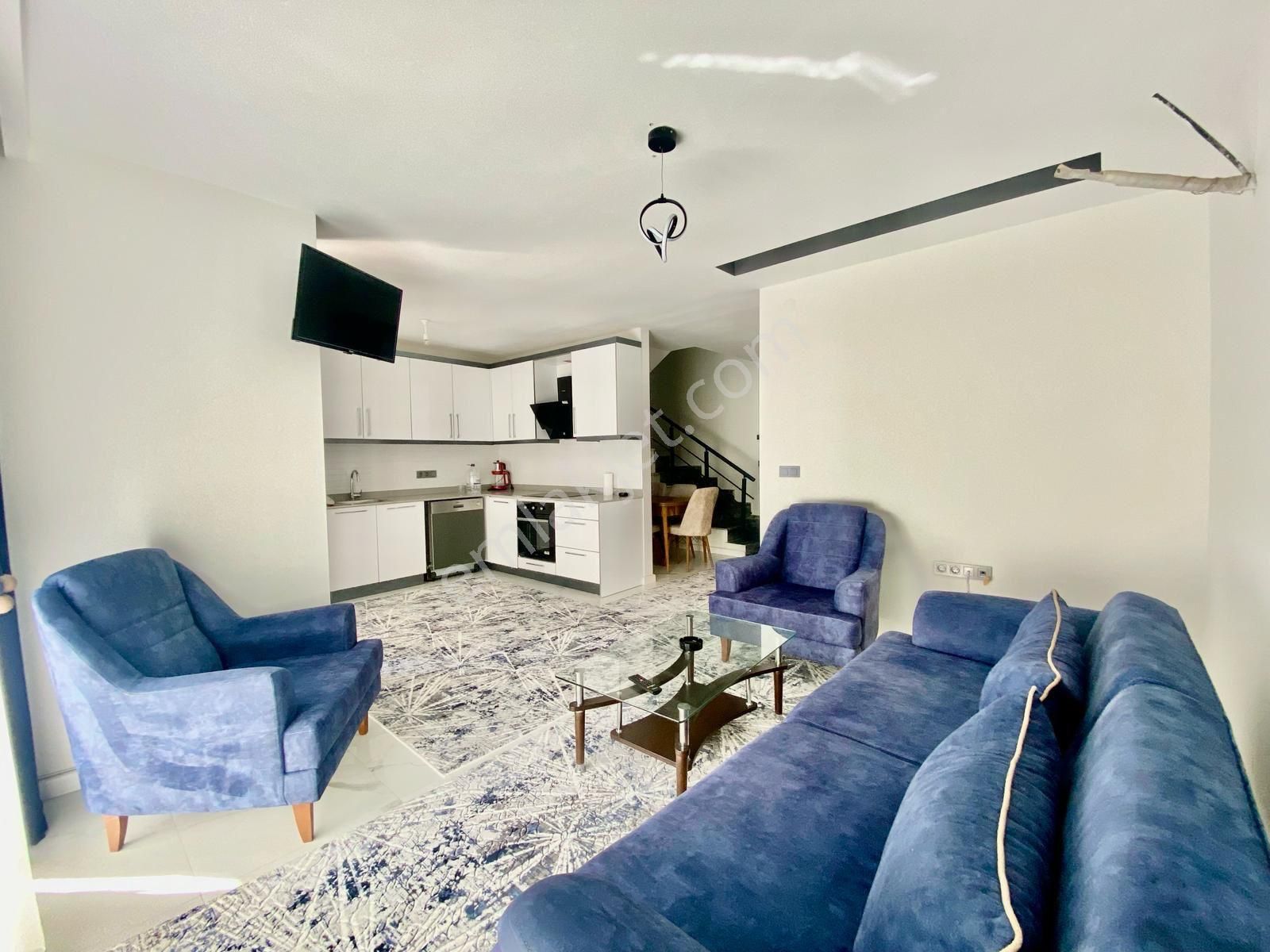 Alanya Obada Site İçerisinde Havuzlu Lüks Dubleks - Görsel 9