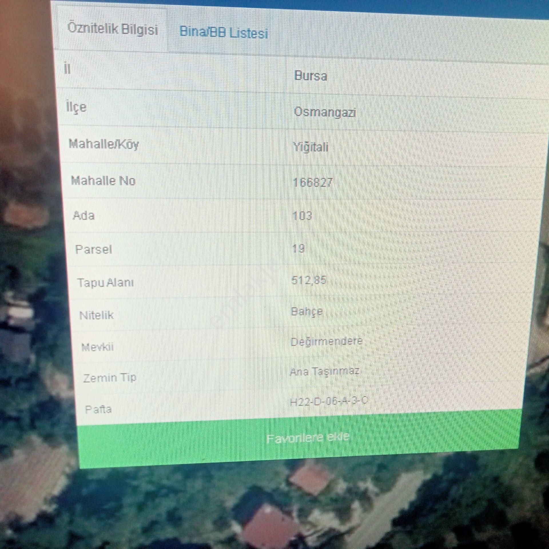 Bursa Çekirge Nin Ustu Satilik Harika Köşe Bahce - Görsel 3